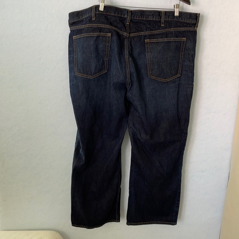 Old Navy Dark Wash Loose/Ample Straight Leg Jeans - Picture 5 of 12